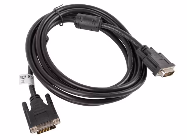 DVI-D(M)(24+1)->DVI-D(M)(24+1) KABEL 3M SVART DUAL LINK LANBERG