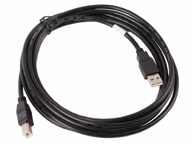 USB-A(M)->USB-B(M) 2.0 KABEL 3M SVART LANBERG