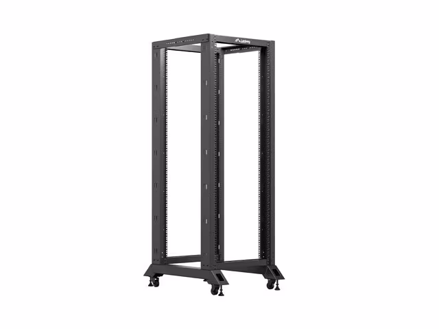 ÖPPET RACK 32U 600X800 SVART LANBERG V2