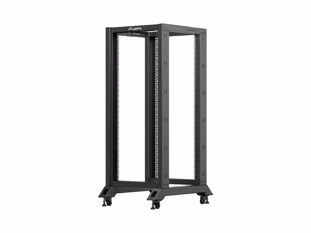 ÖPPET RACK 27U 600X800 SVART LANBERG V2