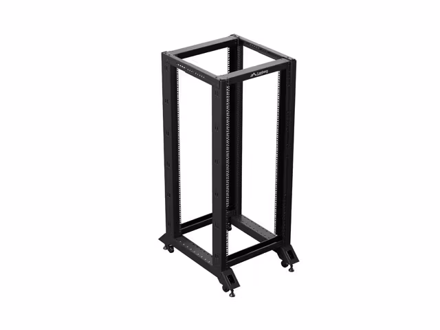 ÖPPET RACK 27U 600X800 SVART LANBERG V2