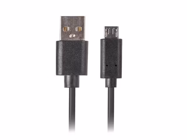USB MICRO(M)->USB-A(M) 2.0 KABEL 1.8M SVART QC 3.0 LANBERG