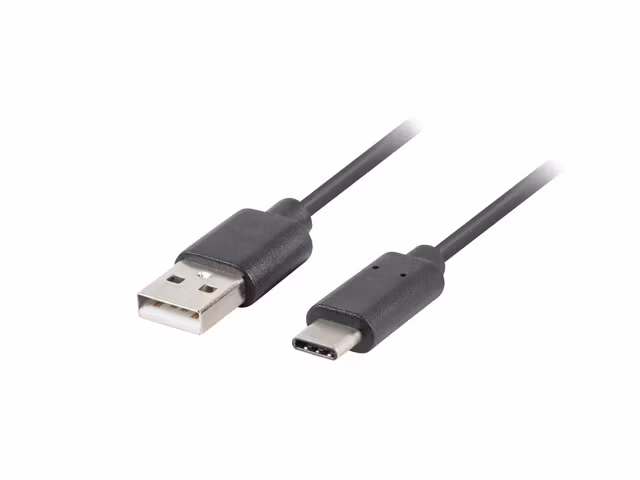 USB-C(M)->USB-A(M) 2.0 KABEL 0.5M SVART QC 3.0 LANBERG