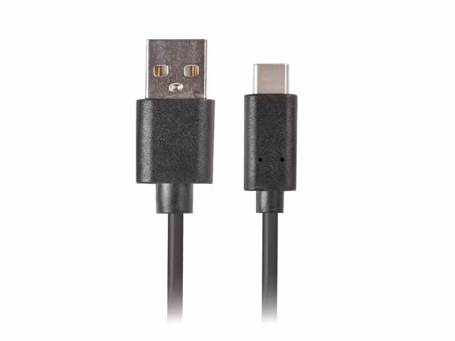 USB-C(M)->USB-A(M) 2.0 KABEL 0.5M SVART LANBERG