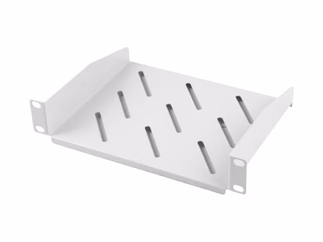 10" FAST HYLLPLAN 1U/254X180MM MAX LASTKAPACITET UPP TILL 20KG GRÅ LANBERG