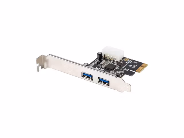 PCI EXPRESS X1-KORT->2X USB-A 3.1 GEN1 LÅGPROFIL LANBERG