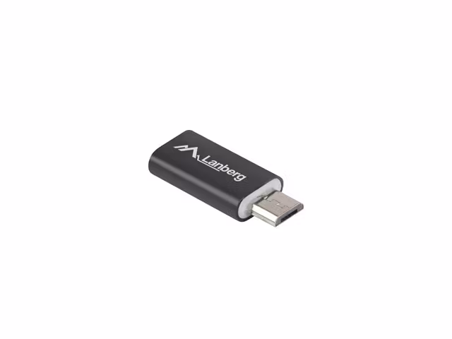 USB-C(F) 2.0->USB MICRO(M) ADAPTER SVART LANBERG