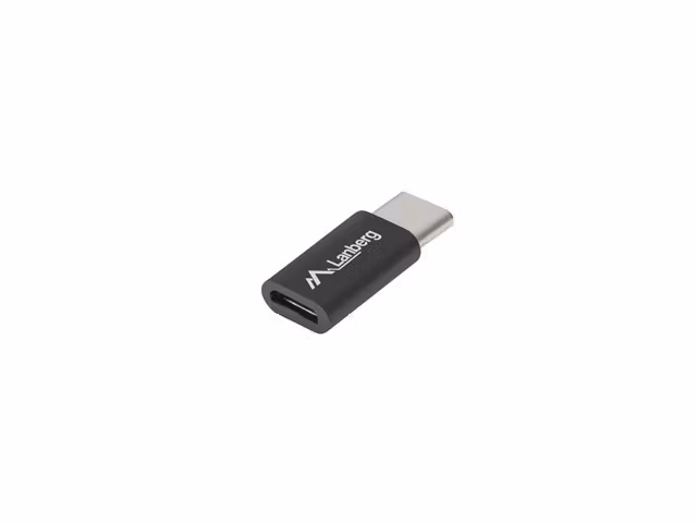USB-C(M) 2.0->USB MICRO(F) ADAPTER SVART LANBERG