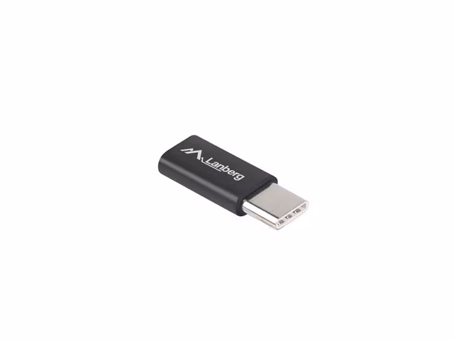 USB-C(M) 2.0->USB MICRO(F) ADAPTER SVART LANBERG
