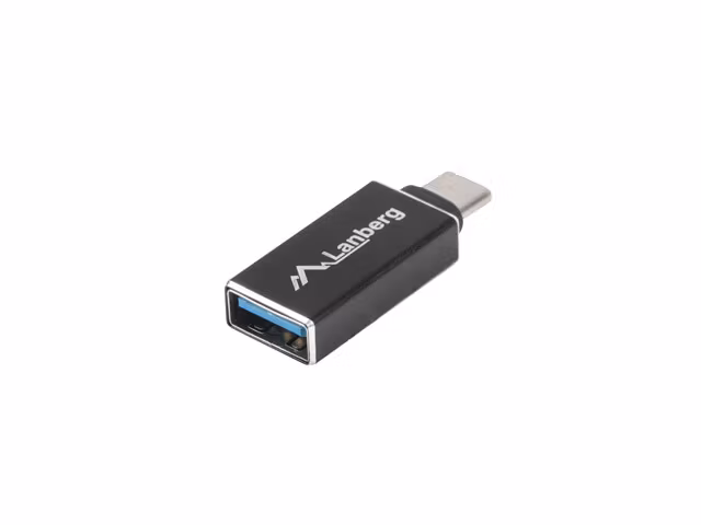 USB-C(M) 3.1->USB-A(F) ADAPTER SVART OTG LANBERG