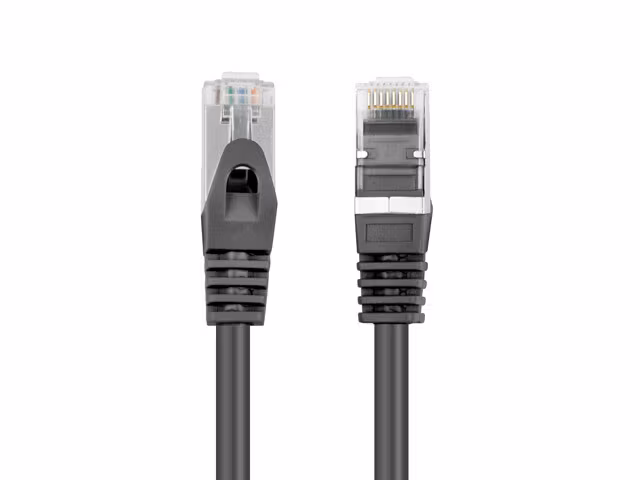 PATCHKABEL CAT.6 FTP 0,5M SVART FLUKE PASSERADE LANBERG