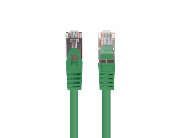 PATCHKABEL CAT.6 FTP 0,25M GRÖN FLUKE PASSERADE LANBERG