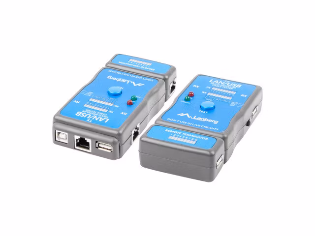 NÄTVERK LAN TESTARE RJ45, RJ11, USB KABEL LANBERG