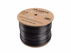 LAN-KABEL CAT.6 FTP 305M SOLID UTOMHUS CU SVART FLUKE PASSERADE LANBERG