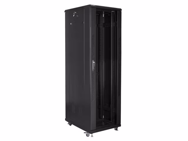 RACKSKÅP 19" FRISTÅENDE 42U/600X1000 (FLAT PACK) SVART LANBERG