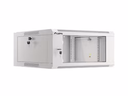 RACKSKÅP 19" VÄGGMONTERAT 4U 600 SNABBMONTERING (FLAT PACK) GRÅ LANBERG