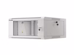 RACKSKÅP 19" VÄGGMONTERAT 4U 600 SNABBMONTERING (FLAT PACK) GRÅ LANBERG