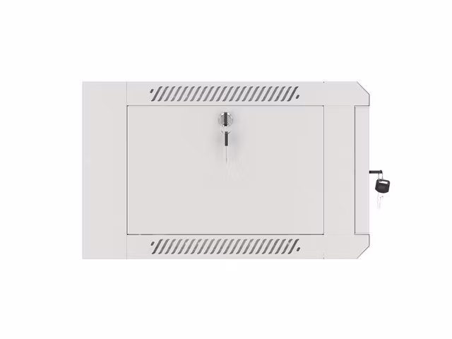 RACKSKÅP 19" VÄGGMONTERAT 4U 450 SNABBMONTERING (FLAT PACK) GRÅ LANBERG