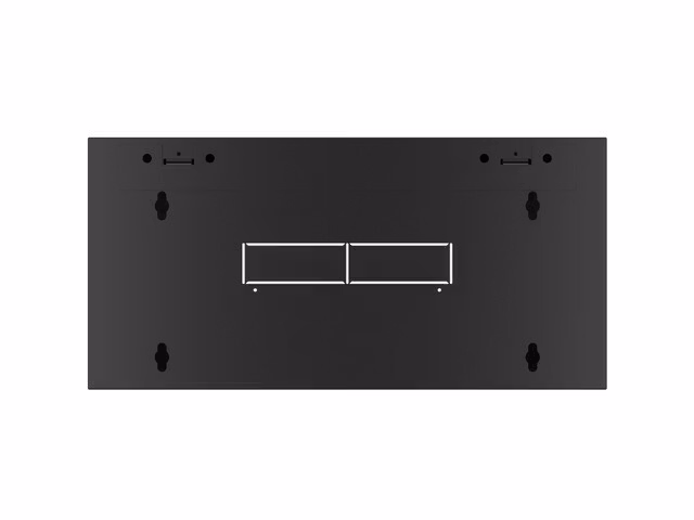 RACKSKÅP 19" VÄGGMONTERAT 4U 450 SNABBMONTERING (FLAT PACK) SVART LANBERG
