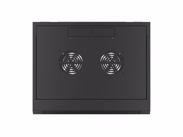 RACKSKÅP 19" VÄGGMONTERAT 4U 450 SNABBMONTERING (FLAT PACK) SVART LANBERG