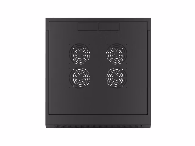 RACKSKÅP 19" VÄGGMONTERAT 6U 600 SNABBMONTERING (FLAT PACK) SVART LANBERG