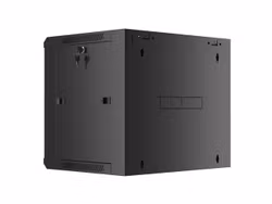 RACKSKÅP 19" VÄGGMONTERAT 9U 450 SNABBMONTERING (FLAT PACK) SVART LANBERG