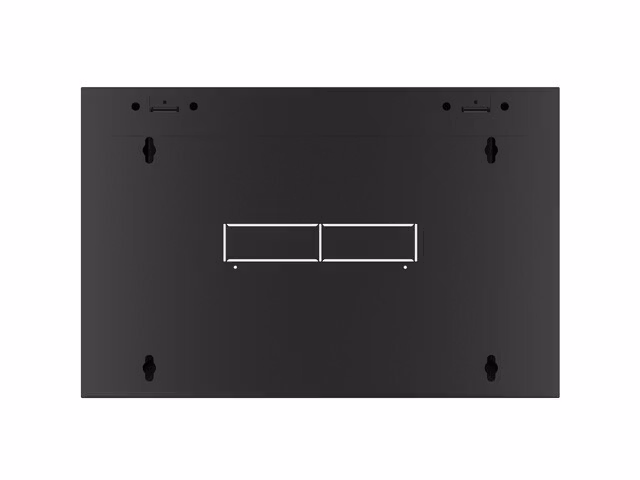 RACKSKÅP 19" VÄGGMONTERAT 6U 600 SNABBMONTERING (FLAT PACK) SVART LANBERG