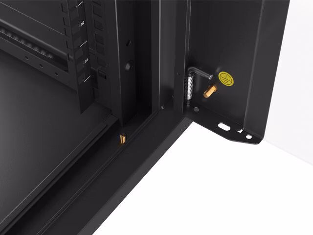 RACKSKÅP 19" VÄGGMONTERAT 6U 600 SNABBMONTERING (FLAT PACK) SVART LANBERG