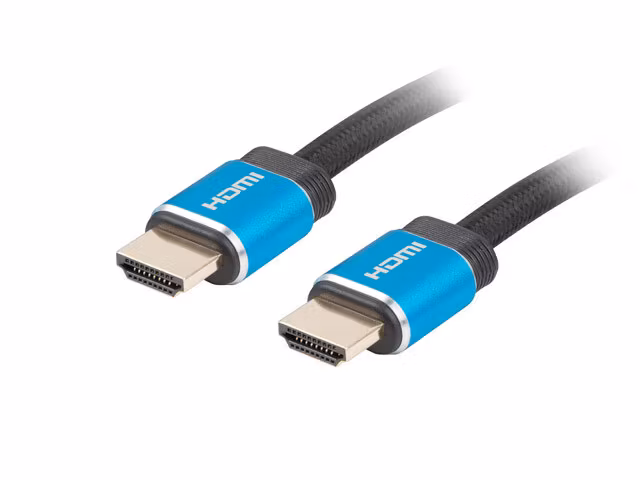 HDMI M/M V2.0 KABEL 1M CU SVART BOX PREMIUM CERTIFIKAT LANBERG