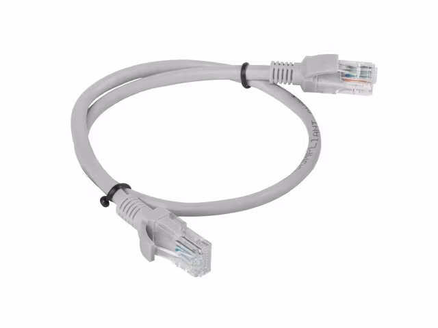 PATCHKABEL CAT.6 UTP 0,5M GRÅ FLUKE PASSED LANBERG 10-PACK