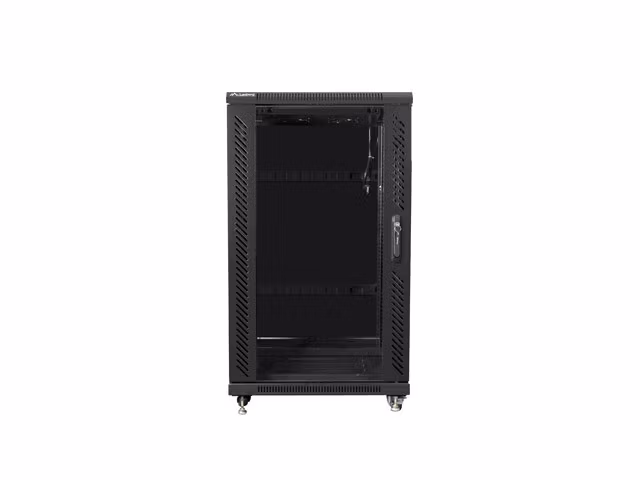 RACKSKÅP 19" FRISTÅENDE 22U/600X800 (FLAT PACK) SVART LANBERG (FLAT PACK)