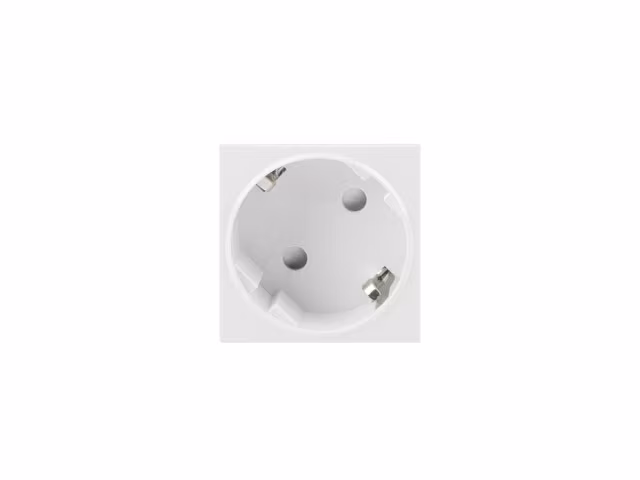AC VÄGGUTTAG 230V 45X45 SINGEL SCHUKO + ADAPTER VIT LANBERG