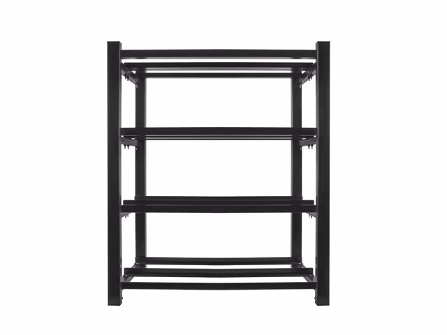 BATTERIRAM FÖR UPS 830X454 2 RADER 4 NIVÅER (8 HYLLPLAN) (FLAT PACK) SVART LANBERG