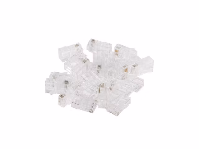 RJ45 CAT.6 UTP PLUGG 8P8C PASS THROUGH TYP (100ST) LANBERG