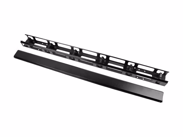 VERTIKAL KABELHANTERINGSPANEL 27U FÖR 19" FRISTÅENDE SKÅP 2ST SVART LANBERG