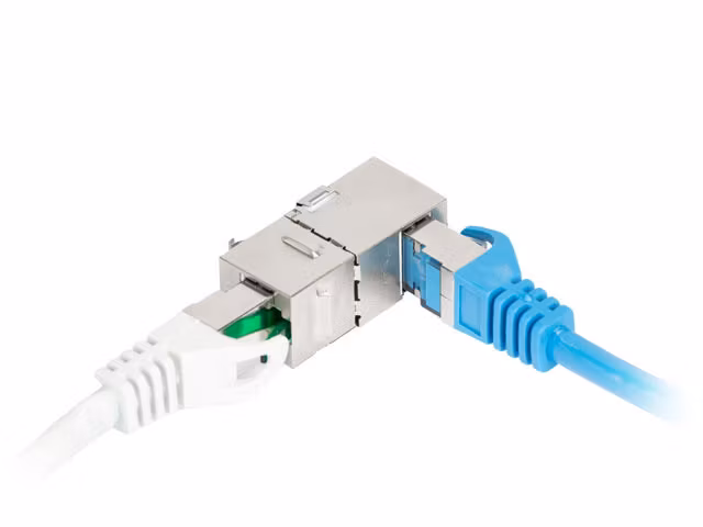 GENOMGÅNG KEYSTONE-KONTAKT RJ45->RJ45 CAT.5E FTP 90 LANBERG