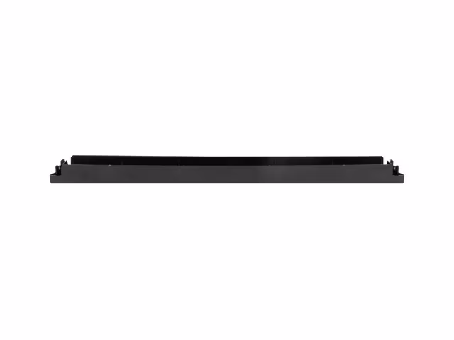 19" SNABBMONTERAD BRANDSKYDDAD BLINDPANEL AV PLAST 1U SVART LANBERG
