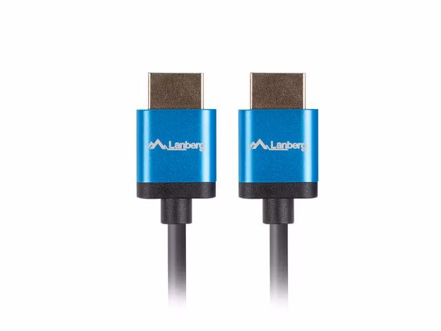 HDMI M/M V2.0 KABEL 1M 4K SVART SLIM LANBERG