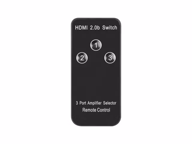 SWITCH VIDEO LANBERG 3X HDMI SVART + MICRO USB PORT + FJÄRRKONTROLL