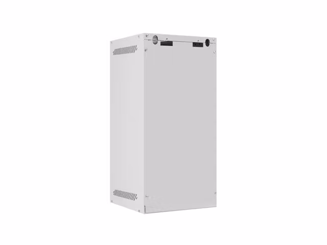 RACKSKÅP 10" VÄGGMONTERAT 12U/280X310 (FLAT PACK) MED GLASDÖRR GRÅ LANBERG