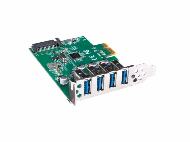 PCI EXPRESS X1-KORT->4X USB-A 3.1 GEN1 LÅGPROFIL LANBERG