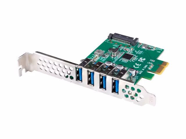 PCI EXPRESS X1-KORT->4X USB-A 3.1 GEN1 LÅGPROFIL LANBERG