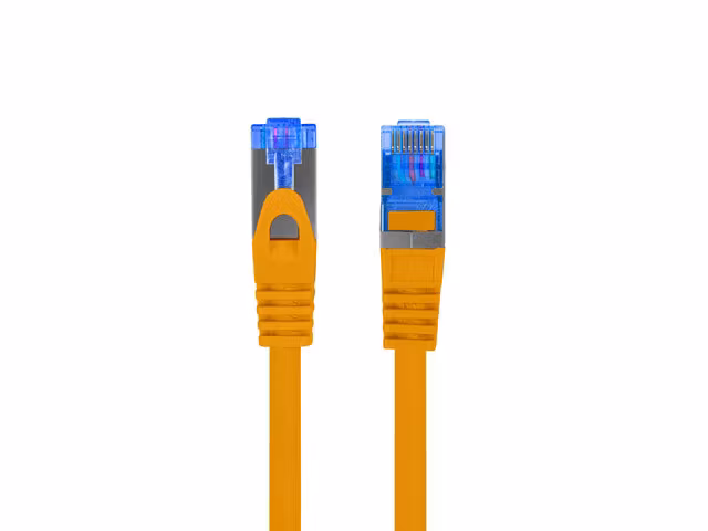 PATCHKABEL CAT.6A S/FTP LSZH CCA 0,5M ORANGE FLUKE PASSED LANBERG