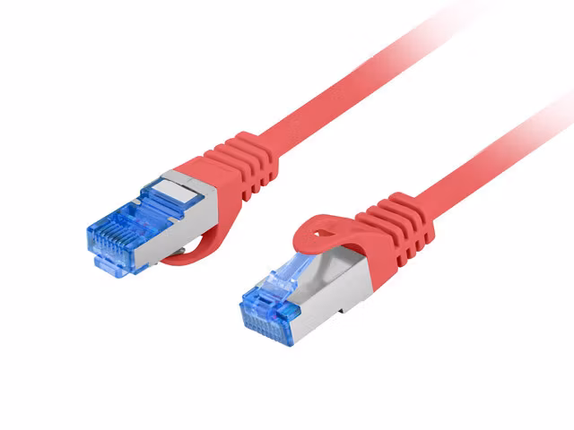 PATCHKABEL CAT.6A S/FTP LSZH CCA 1M RÖD FLUKE PASSERADE LANBERG