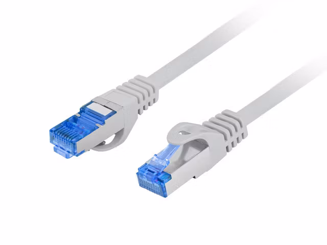 PATCHKABEL CAT.6A S/FTP LSZH CCA 1M GRÅ FLUKE PASSED LANBERG