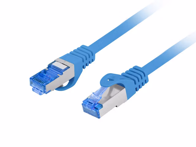 PATCHKABEL CAT.6A S/FTP LSZH CCA 10M BLÅ FLUKE PASSERADE LANBERG