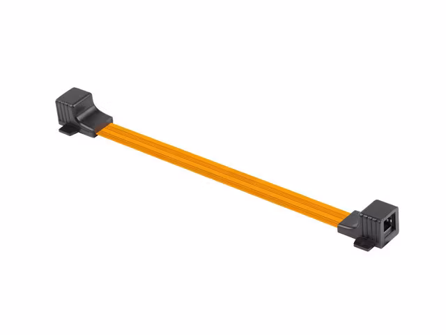 RJ45 INLINE-KOPPLARE SMAL FÖNSTERKABEL 23CM LANBERG