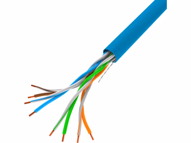 LAN-KABEL CAT.5E UTP 305M SOLID CU BLÅ FLUKE LANBERG