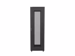 RACKSKÅP 19" FRISTÅENDE 42U/800X800 (FLAT PACK) MED NÄTDÖRR SVART LANBERG