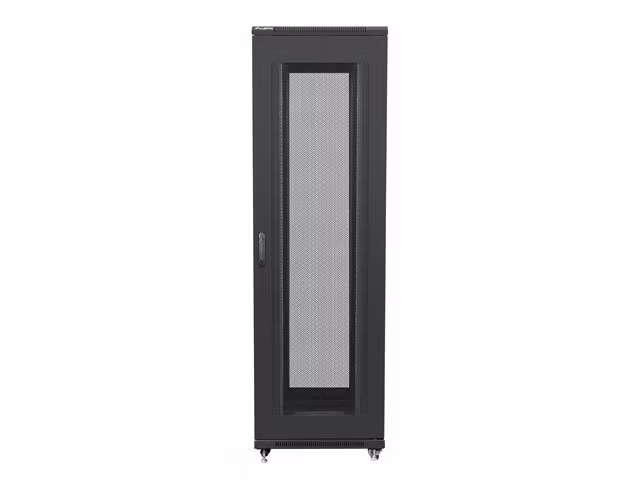 RACKSKÅP 19" FRISTÅENDE 42U/800X1000 (FLAT PACK) MED NÄTDÖRR SVART LANBERG